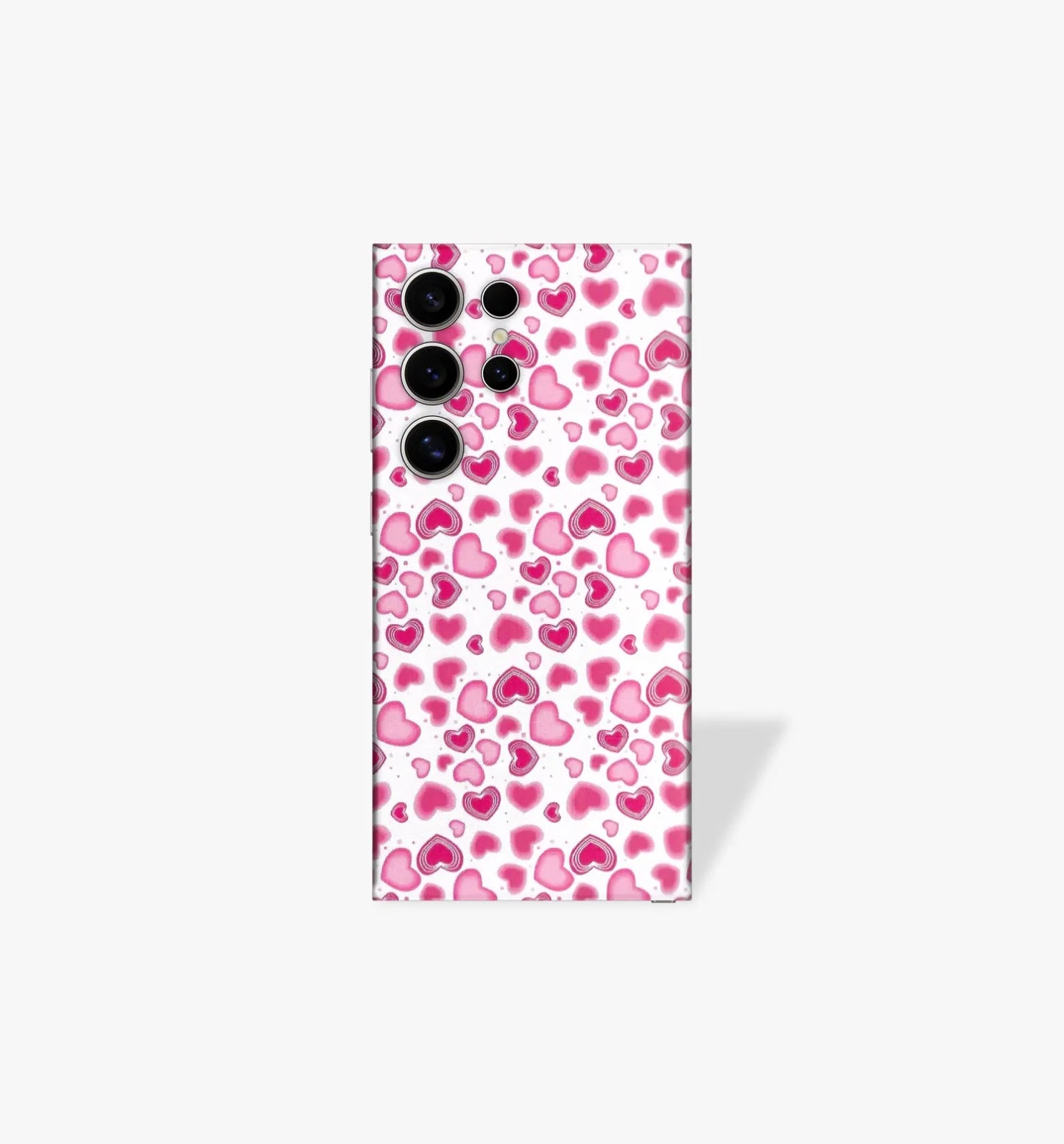 Pink Hearts Phone Skin for Android