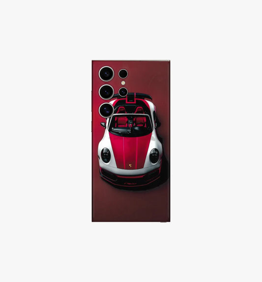 Red Porsche Phone Skin for Android