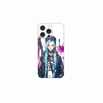 Neon Rebel – Cyber Anime Phone Skin CLADURE Phone Skin