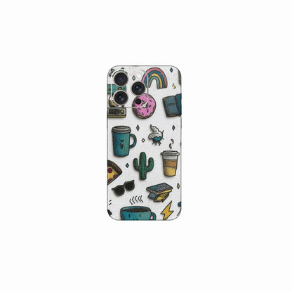 Donut Dreams – Aesthetic Doodle Phone Skin CLADURE Phone Skin