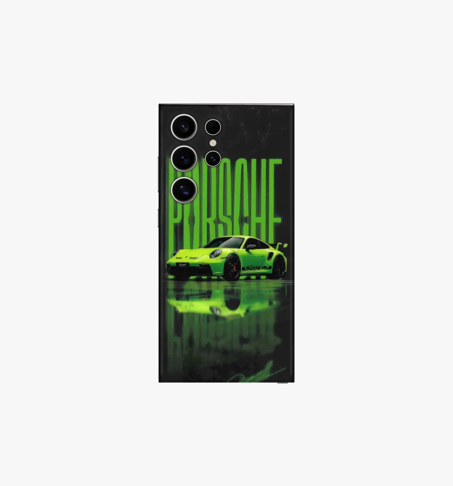 Green Porsche Phone Skin for Iphone 