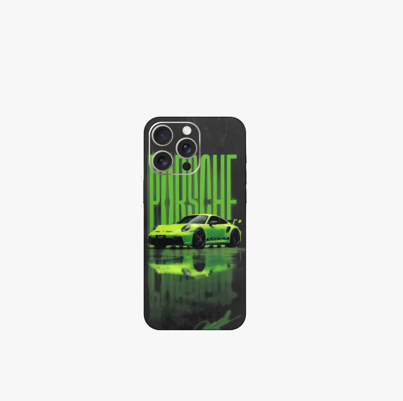 Green Porsche Phone Skin for Iphone 