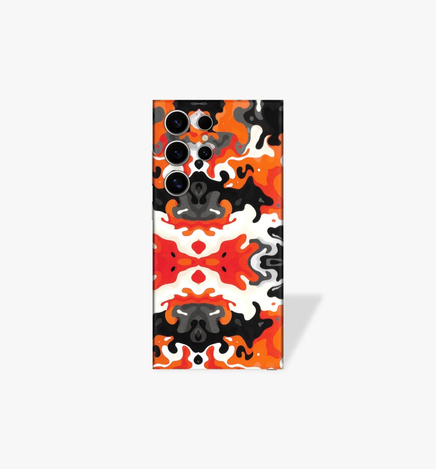 Orange Camo Phone Skin for Android 