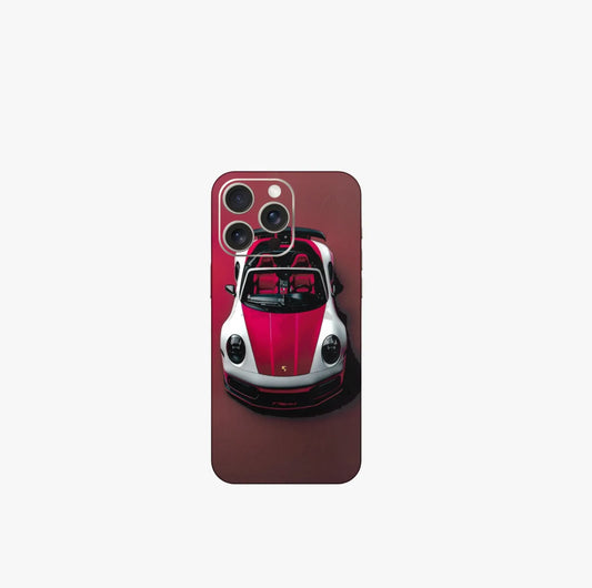 Red Porsche Phone Skin for Iphone